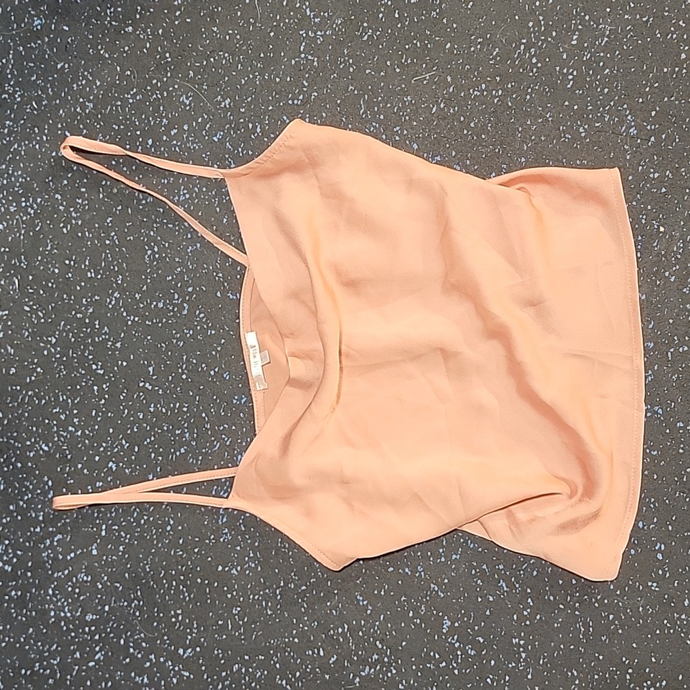 Rose Gold Satin Tank Top